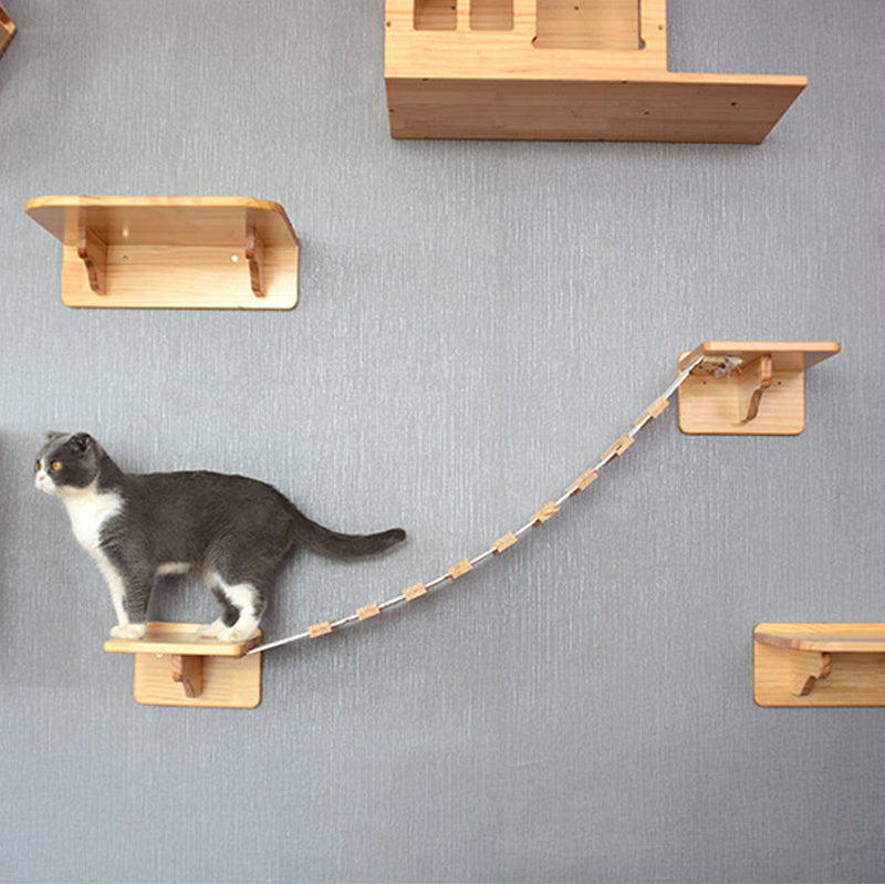 Cat climbing frame solid wood