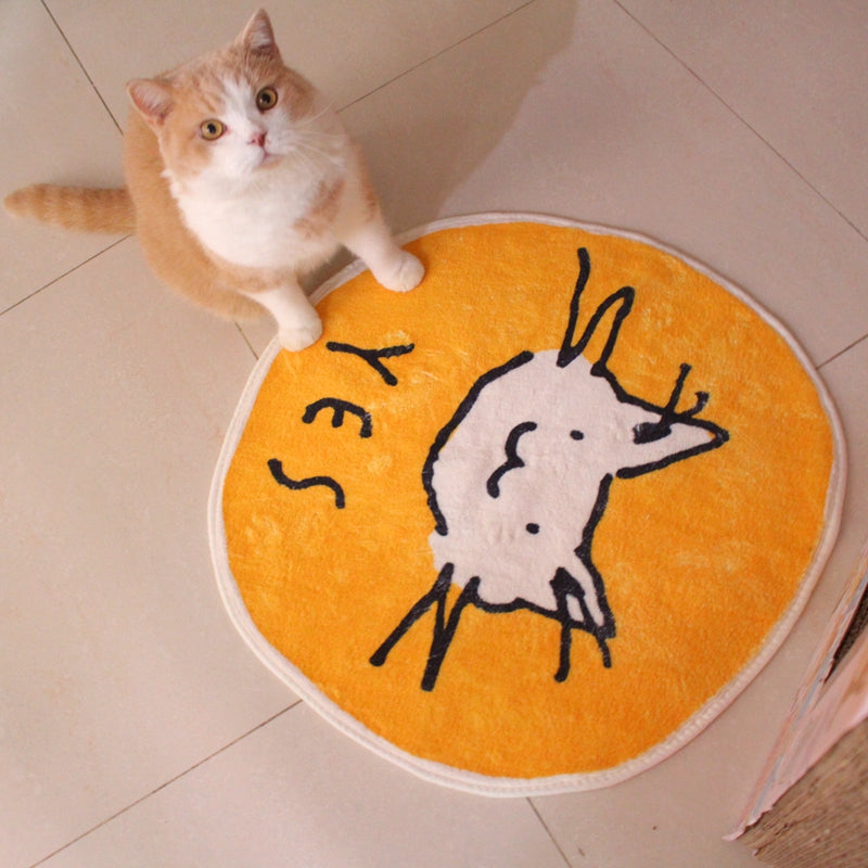 Cartoon Non-slip Floor Mats, Pet Carpets, Cat Mats, Sleeping Cat Cage Mats, Warm Cat Supplies