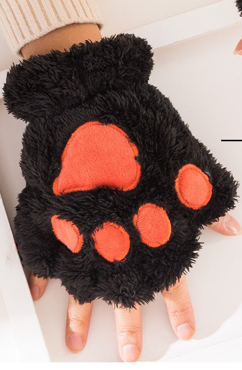 Fingerless Cat Gloves
